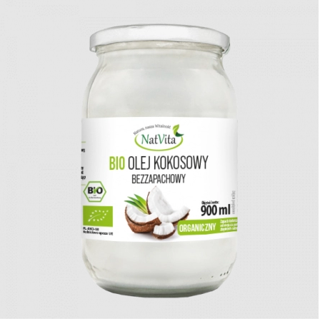 Olej Kokosowy Bezzapachowy 900ml