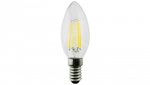 Żarówka filamentowa LED E14, 4W 230V Maclean Energy MCE285 WW ciepła biała 3000K 400lm retro edison ozdobna świeczka