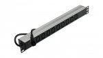 Listwa zasilająca RACK 19 cali 1U 9 gniazd C13 z wtykiem C14 NEKU /1,8m/