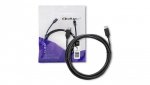 Qoltec Kabel USB 3.1 typ C męski USB 3.1 typ C męski 1.4m Czarny