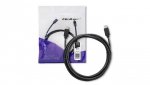Qoltec Kabel USB 3.1 typ C męski USB 3.1 typ C męski 3m Czarny
