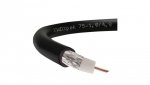 Przewód koncentryczny zewnętrzny 75ohm XWDXpek75 1,0/4,8/7,6 czarny Technokabel /50m/