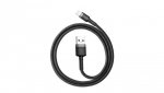 BASEUS Kabel USB 2.0 A / Lightning 8-pin (wtyk / wtyk) czarny 1m