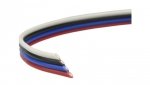 Przewód wstążkowy montażowy TLWY 4x0,12 150V kolorowy Technokabel /50m/