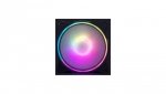 Wentylator 12cm Gaming 15x LED RGB Rainbow 2 Ring