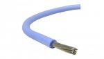 Kabel silikonowy SIF 180C 300/500V 2,5 ciepłoodporny LSOH niebieski linka BSG /100m/