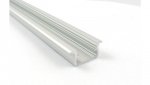 Profil aluminiowy LED B wpuszczany anoda. 2,02m