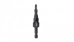 Wiertło wielostopniowe spiralne HSS M2 HEX 1/4 4-12mm (N-WWS0412)
