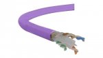 Kabel UTP kat.6 U/UTP 4x2x0,57 B2ca fioletowy LSOH Alantec /500m/