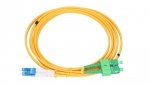 Patchcord Jednomodowy, Duplex, G657A, 3mm, 1m Extralink SC/APC-LC/UPC