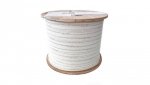 Kabel światłowodowy wewnętrzny FTTH 2 włóknowy SM 9/125 OS2 G57A1, Eca, LSOH, biały, 1km DK-D3902-SC-W