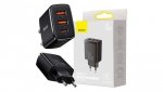 BASEUS Ładowarka sieciowa 2x USB (1x5V / 3A, 1x9V / 2A) Quick Charge 3.0, 1x USB-C PD 3.0 iQ Smart Charging 30W