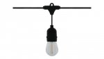 LEDOM Girlanda ogrodowa E27 5m + 10 x E27 1W