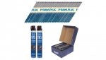 Gwoździe do drewna 3,1x90mm czarne, gładkie na papierze 2200 sztuk + 2x gaz do gwoździarki WW90II Rawlplug R-DPK-3190-V