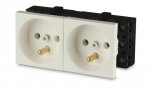 Gniazdo 2M elektryczne podwójne