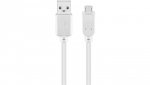 Kabel USB 2.0 Hi-Speed, Biały - Długość kabla 3 m