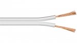 Kabel głośnikowy biały CU - Długość kabla 10 m