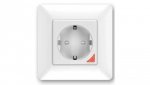 Inteligentne gniazdo SMART LIFE WALL SOCKET OUTLET 230V + SINGLE FRAME WIFI 1xUSB A 1xUSB C białe EXTRALINK EX.35717