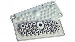 MC35/37 IP67 RAL 7035 kolor szary Przepust wielootworowy z kompletem pinów MBA1F37L11