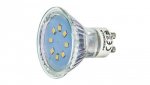 Żarówka Gu10 8 led smd 2835 1W neutralna biała naturalna dzienna