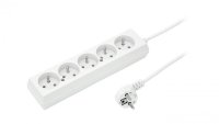 Przedłużacz 5-gniazd z/u 16A 5m /OMY 3x1,5/ biały PS-570 T-979410 