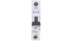 Wyłącznik nadprądowy 1P K 16A 15kA AC FAZ K16/1 278599