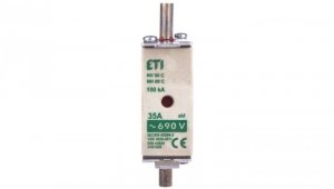 Wkładka bezpiecznikowa NH000 35A aM 690V 004181409