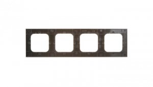 SONATA Ramka poczwórna aluminium metal R-4RA/35