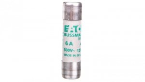 Wkładka bezpiecznikowa cylindryczna 10x38mm 6A aM 500V C10M6