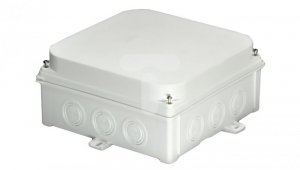 Puszka n/t hermetyczna pusta 188x188x88mm IP67 odporna na UV biała N180x180S 35300206 /4szt./