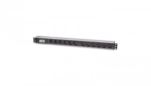 Listwa Zasilająca Rack Pion 250V/16A 12x Schuko 3m