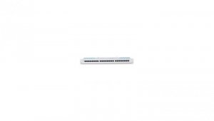 Patch Panel 1U Cat5e STP, 24 porty RJ45, szary