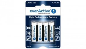Zestaw baterii alkaliczne everActive LR64BLPA (x 4)