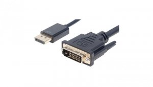 Kabel DisplayPort na DVI-D 24+1 1080p*60Hz 3m M/M Manhattan