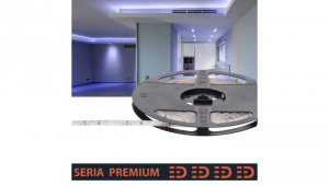 Taśma Premium IP63 12V 60led niebieska SMD2835 (5)
