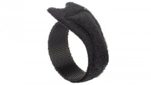 Opaski rzepowe 20x125 BTB Straps czarne /opakowanie 10szt./