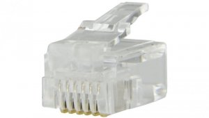 Wtyk telefoniczny RJ12 6P6C NEKU /WORECZEK 100szt./