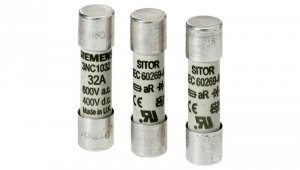 Wkładka topikowa SITOR cylindryczna 10 x 38 mm 10A gR 690VAC / 440VDC 3NC1010-0MK