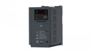 Przemiennik częstotliwości LSIS serii G100 18,5kW 3x400V AC filtr EMC C3 klawiatura LED LV0185G100-4EOFN