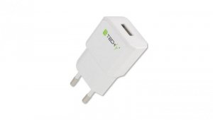 Sieciowa Ładowarka USB 5V 2.1A Slim Biała IPW-USB-21EC