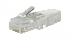 Osłonka wewnętrzna wtyku RJ45 biała WORECZEK 100szt.