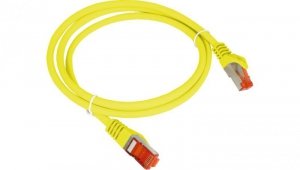 Patch-cord S/FTP kat.6A LSOH 5.0m żółty KKS6AZOL5.0