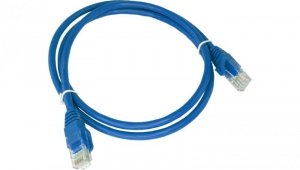 Patch-cord U/UTP kat.6 PVC 3.0m niebieski KKU6NIE3