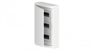 Rozdzielnica modułowa Elegant 3x12 natynkowa IP40 N+PE drzwi białe 2445-00