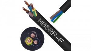 Przewód w gumie H05RR-F / OW 3x0,75 300/500V Elektrokabel 100m