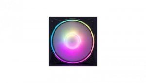 Wentylator 12cm Gaming 15x LED RGB Rainbow 2 Ring