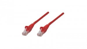 Patch Cord Cat5E UTP 1,0M Czerwony Soho Cca 68344