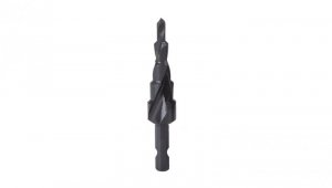 Wiertło wielostopniowe spiralne HSS M2 HEX 1/4 4-12mm (N-WWS0412)