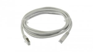 Patchcord FTP kat.5e kabel sieciowy LAN 2x RJ45 linka szary 3m