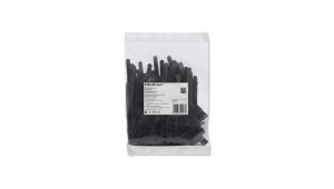 Qoltec Opaski zaciskowe wielorazowe/trytki 7.2*100mm Nylon66 UV Czarne